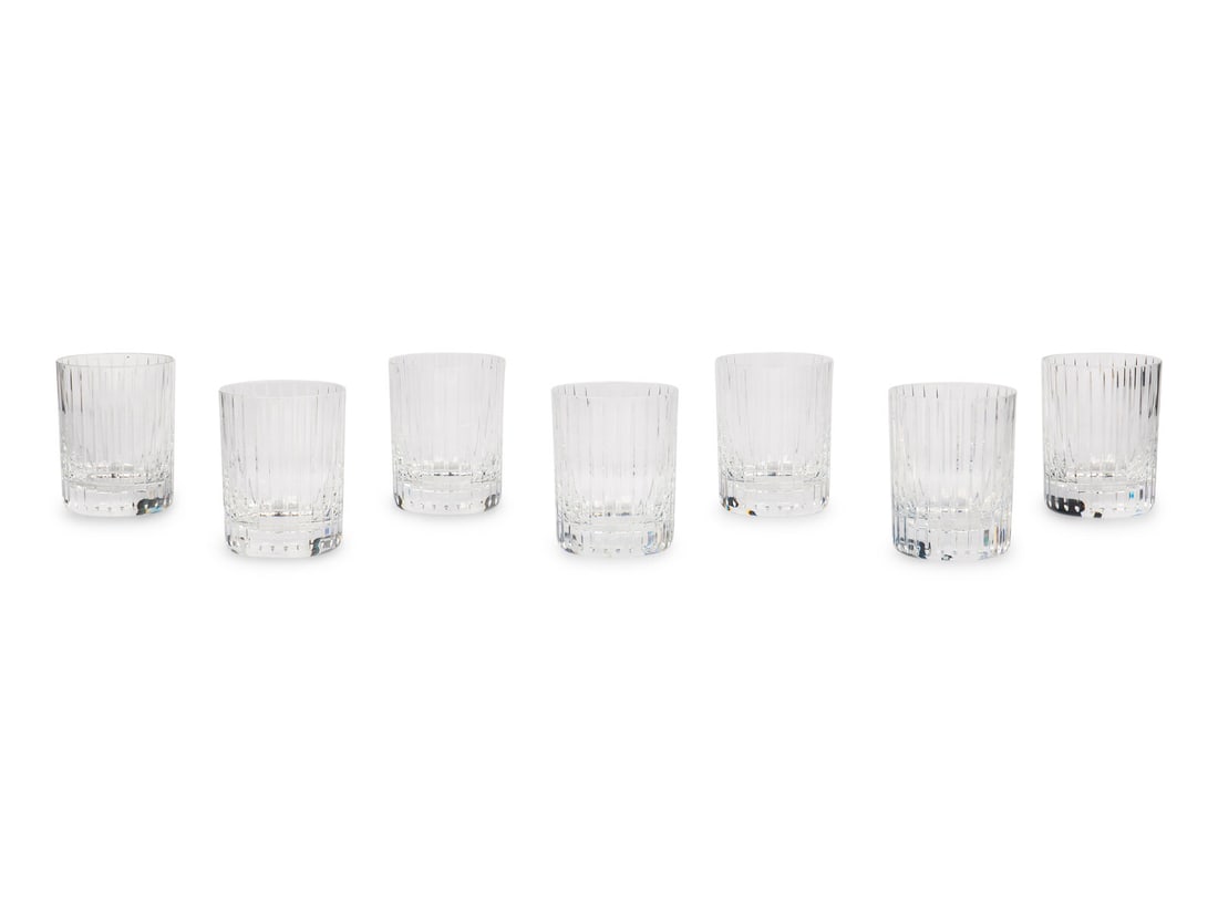 A Set of Seven Baccarat Harmonie Triple Old Fashioned Glasses (1 of 4)