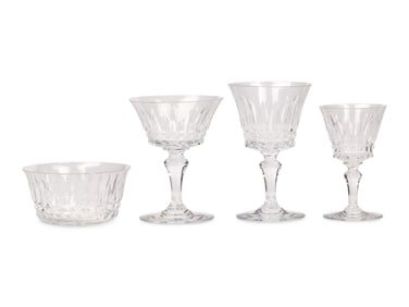 A Baccarat Glass Table Service