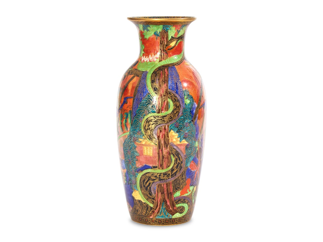 A Large Wedgwood 'Fairyland' Lustreware Vase (1 of 4)