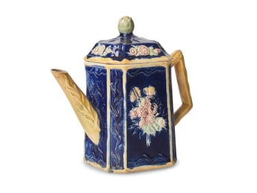 An English Majolica Coffeepot