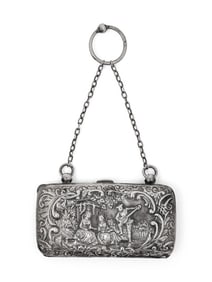An English Silver Minaudière