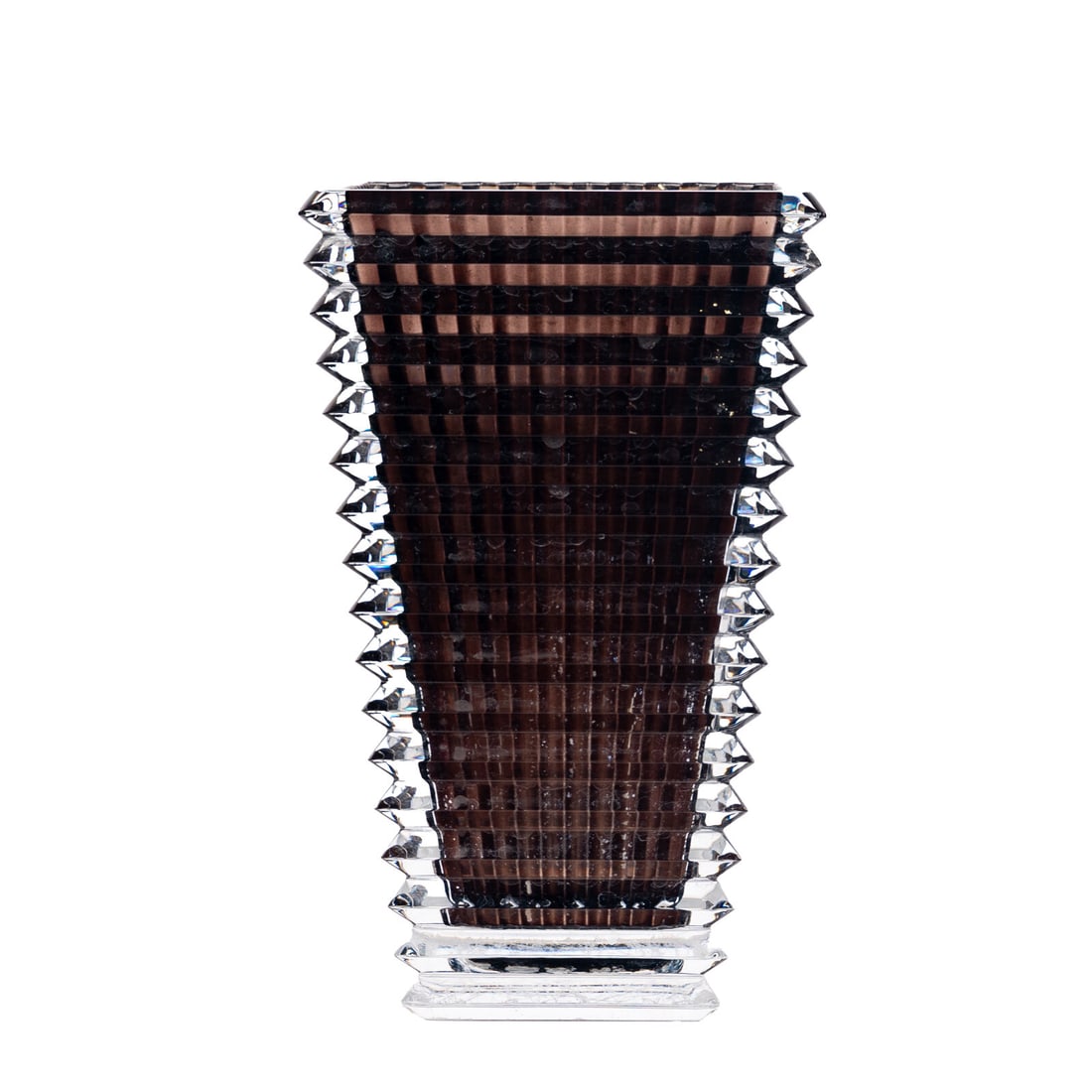 A Baccarat Eye Glass Vase: A Baccarat Eye Glass Vase 20th Century Height 11 3/4 inches. This lot is located in Chicago.