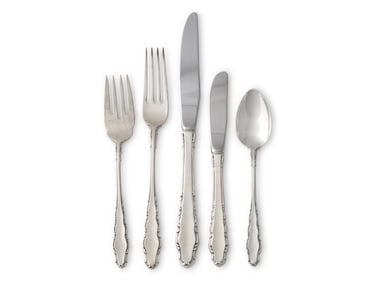 An American Silver Flatware Service