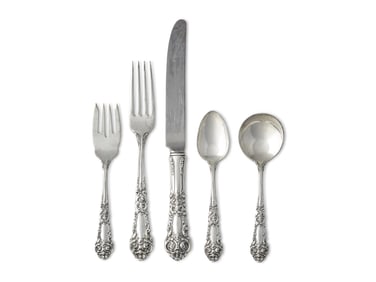 An American Silver Flatware Service