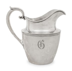 An American Silver Water Pitcher