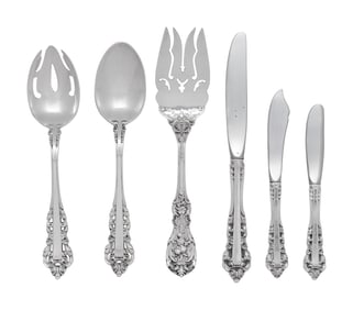 An American Silver Flatware Service