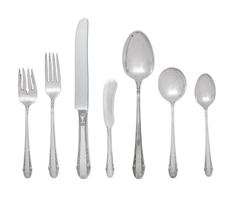 An American Silver Flatware Service