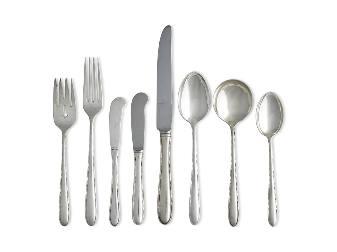 An American Silver Flatware Service (1 of 2)