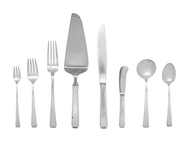 An American Silver Flatware Service