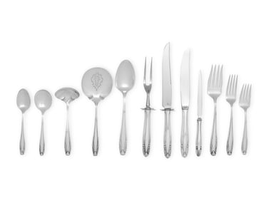 An American Silver Flatware Service