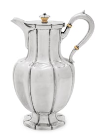 An American Silver Milk Pitcher