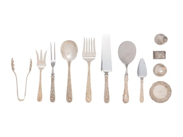 An American Silver Flatware Service