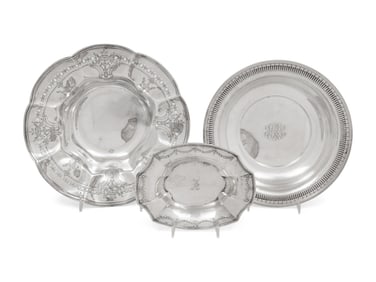 Three American Silver Bowls