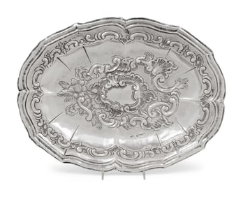 A Guatemalan Silver Presentation Dish