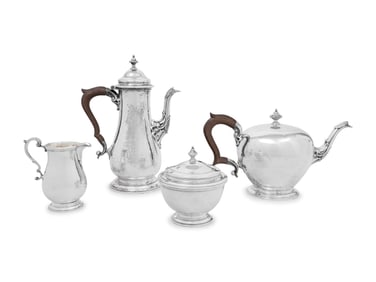 A Canadian Silver Four-Piece Tea and Coffee Service