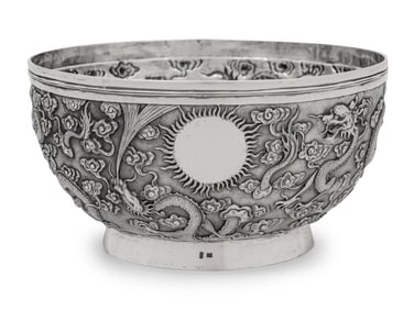 A Chinese Export Silver Bowl