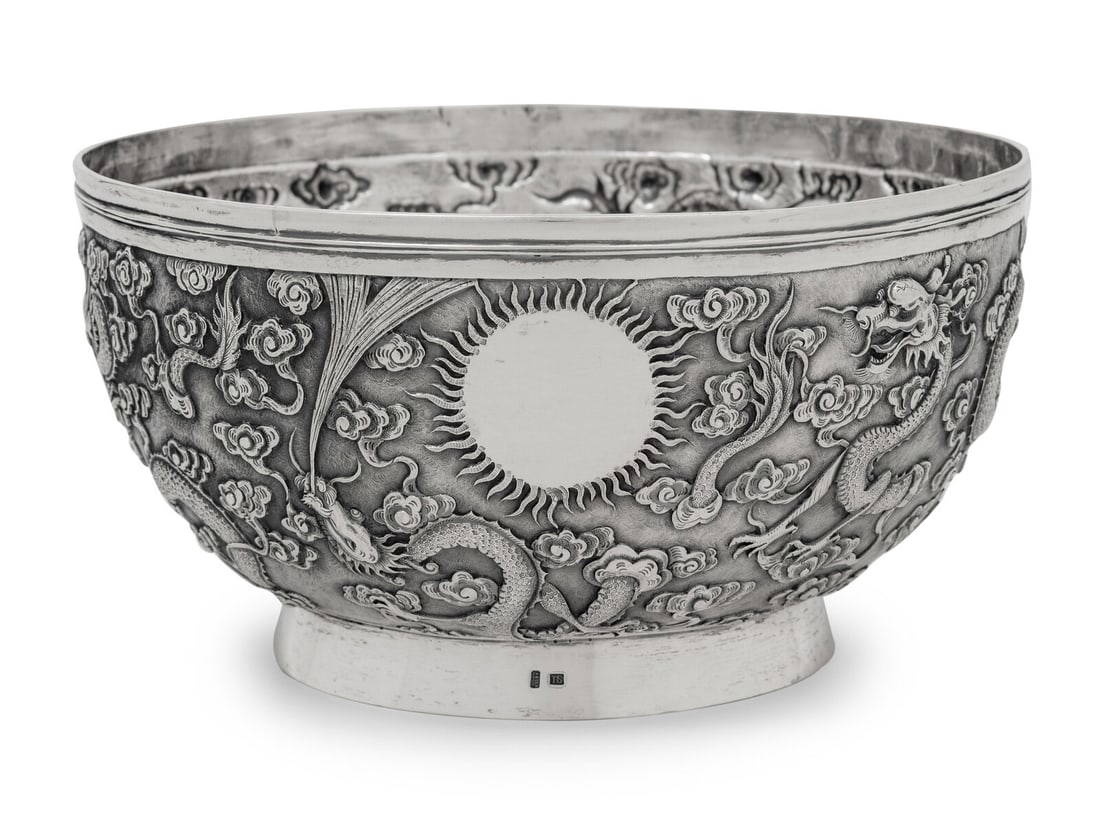 A Chinese Export Silver Bowl