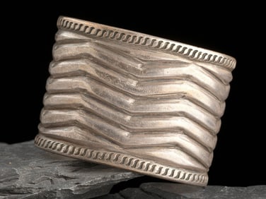 Wide Navajo Cuff Bracelet