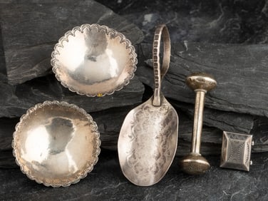Navajo Stamped Silver Items