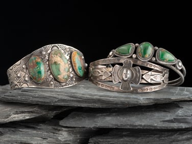 Navajo Fred Harvey Era Cuff Bracelets