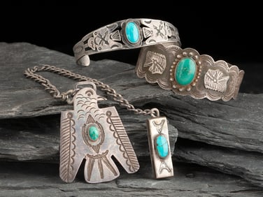 Navajo Silver Curio Jewelry