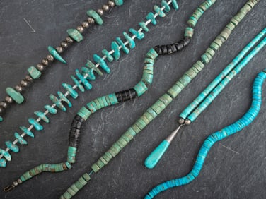 Pueblo and Southwestern-style Turquoise Necklaces