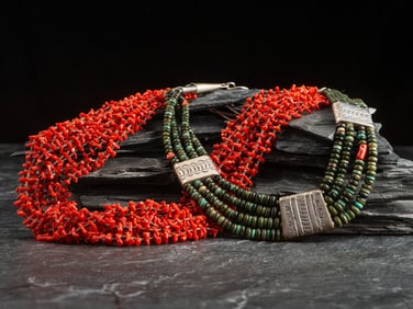 Southwestern-style Multi-strand Necklaces