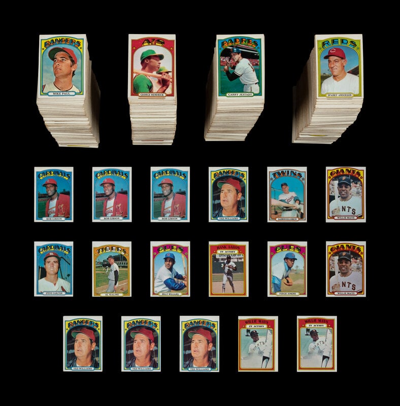 A Collection of Over 1,500 1972 Topps Baseball Cards (1 of 2)