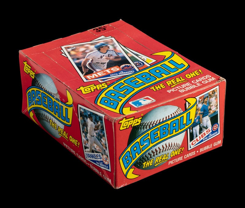 An Unopened Wax Box of 1985 Topps Baseball Cards (1 of 1)