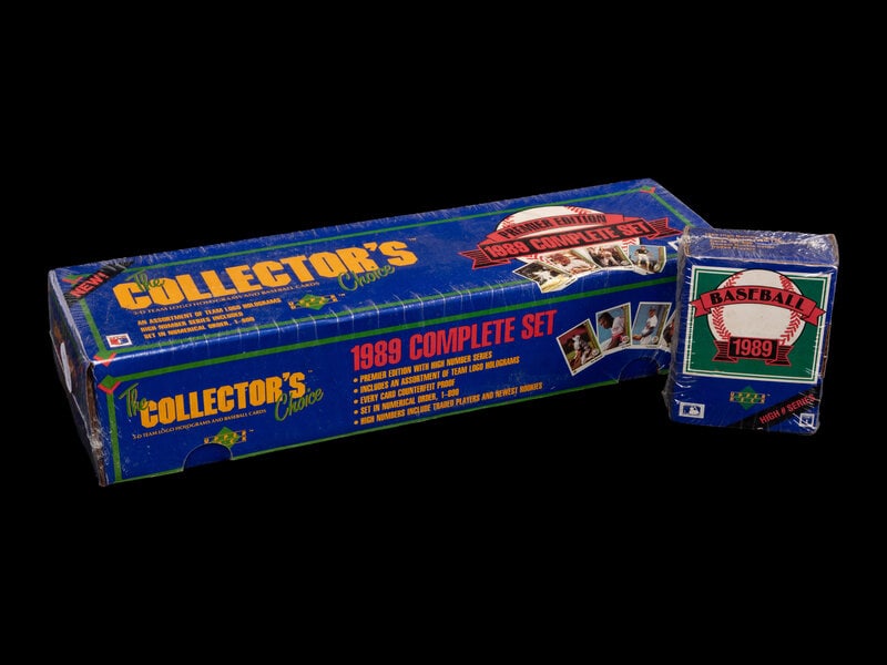 A Factory Sealed Set of 1989 Upper Deck Baseball Cards with Factory Sealed High Series Update Set  (1 of 1)