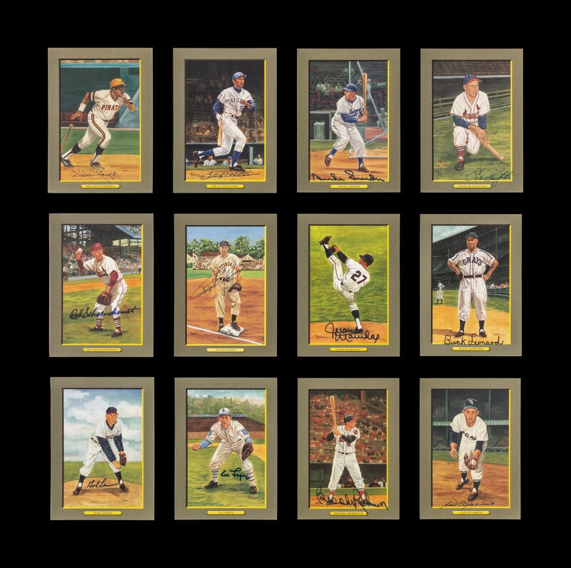 A Collection of Perez-Steele Signed Autograph Hall of Fame Great Moments Cards (1 of 3)