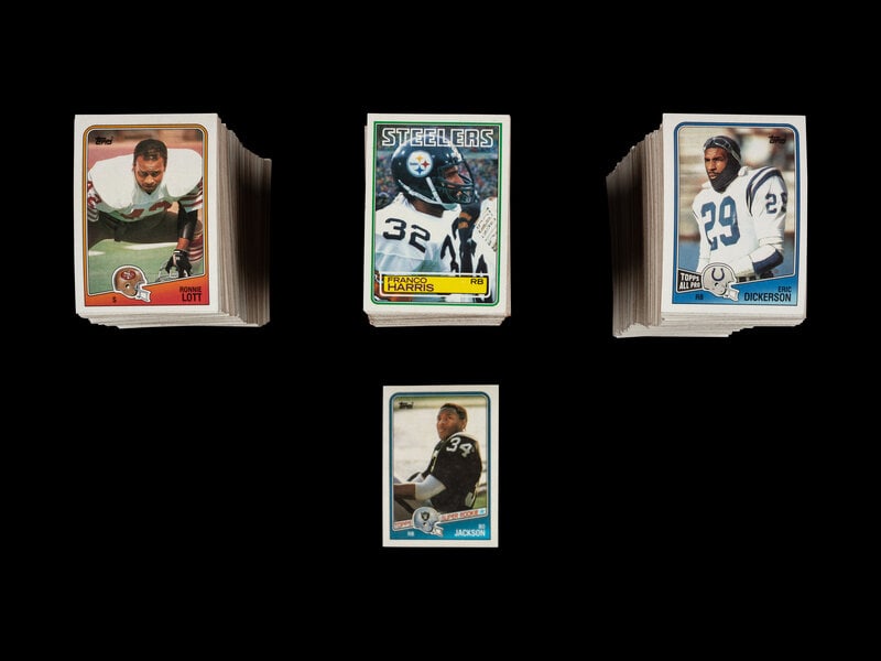 A Collection of 1980s Topps Football Complete Sets (1 of 2)