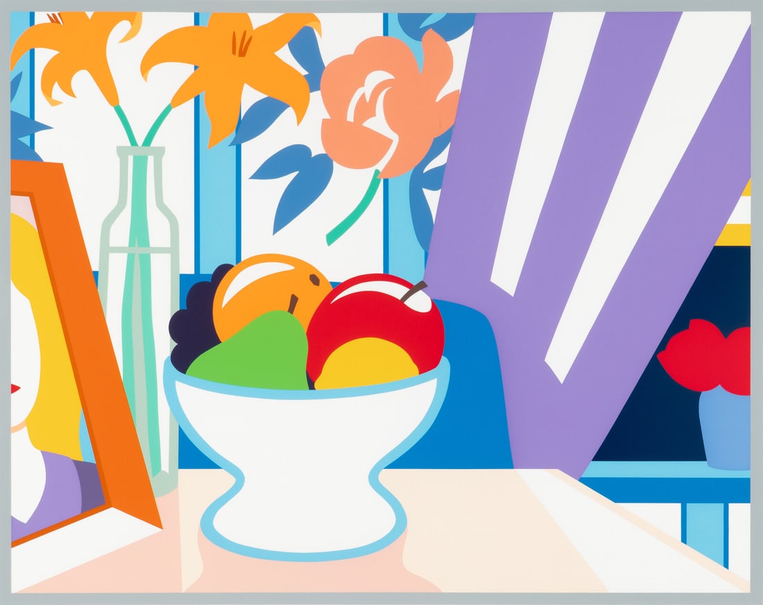 Tom Wesselmann (American, 1931–2004) Still Life with Lilies and Mixed Fruit, 1998 (1 of 3)