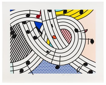 Roy Lichtenstein (American, 1923-1997) Composition II, 1996
