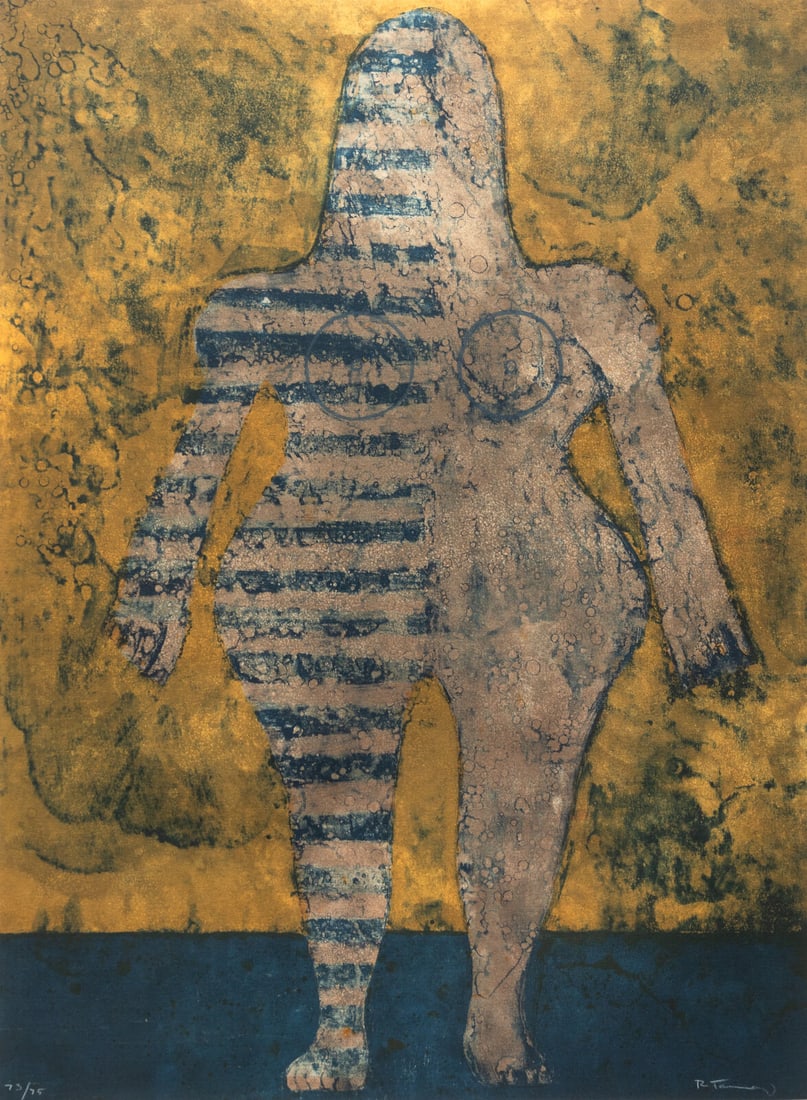 Rufino Tamayo (Mexican, 1899–1991) Mujer (from Rufino Tamayo 15 litografías), 1973 (1 of 3)