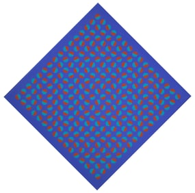 Edna Andrade (American, 1917-2008) Red Flash, 1970