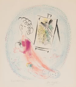 Marc Chagall (Belarusian/French, 1887–1985) Le Chevalet, 1969