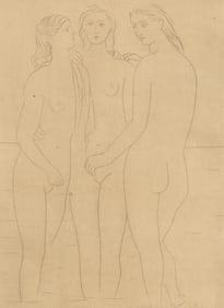 Pablo Picasso (Spanish, 1881-1973) Les Trois Baigneuses, I, 1923