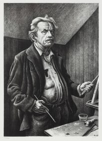 Thomas Hart Benton (American, 1889–1975) Self-Portrait, 1972
