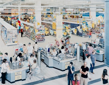 Massimo Vitali (Italian, b. 1944) Ipercoop Sesto Fiorentino 2 #1897, 2004 (from BAM Photography