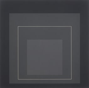 Josef Albers (American/German, 1888-1976) WLS V (from White Line Squares (Series I)), 1966
