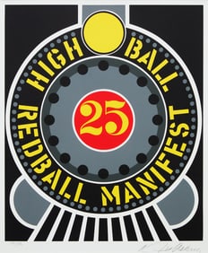 Robert Indiana (American, 1928-2018) High Ball Redball Manifest (from The American Dream Portfolio),