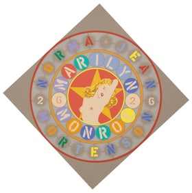 Robert Indiana (American, 1928-2018) The Metamorphosis of Norma Jean (Marilyn Monroe)(from The