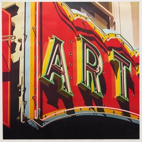 Robert Cottingham (American, b. 1935) Art, 1992