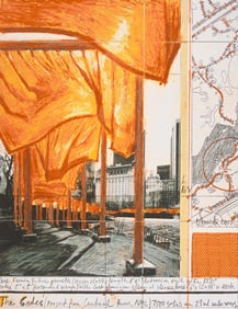 Christo (Bulgarian, 1935-2020) The Gates XX, Project for Central Park, New York, 2003