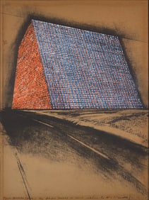 Christo (Bulgarian, 1935-2020) Wrapped Oil Barrels, Texas, 1976