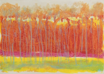 Wolf Kahn (American/German, 1927-2020) Academy Print, 1999