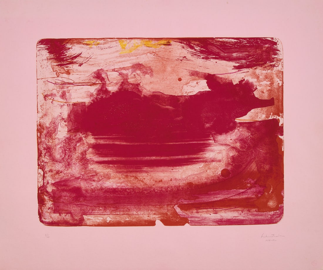 Helen Frankenthaler (American, 1928-2011) The Red Sea, 1978-82 (1 of 3)
