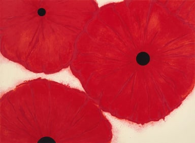 Donald Sultan (American, b. 1951) Four Reds Sept 30, 2002