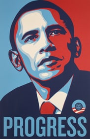 Shepard Fairey (American, b. 1970) Progress, 2008